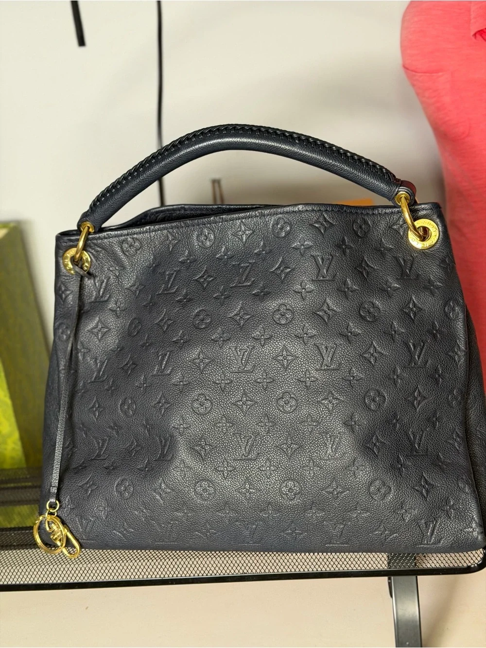 LOUIS VUITTON MONOGRAM EMPREINTE ARTSY MM – NAVY